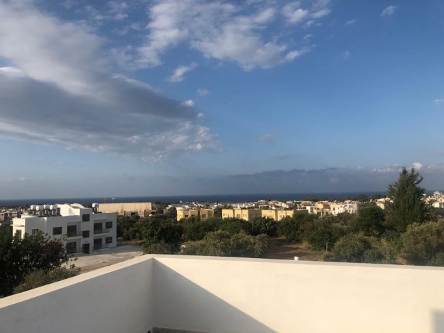 1 + 1 Apartment for Sale in Kyrenia Olive Grove with a Terrace Overlooking the Sea with a Turkish Cob ** 