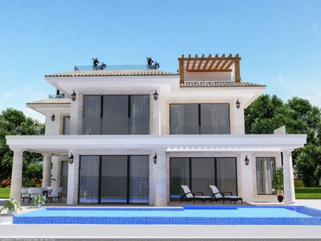 5 Bedroom Villa for sale 320 m² with private pool and fireplace in Esentepe, Girne, North Cyprus