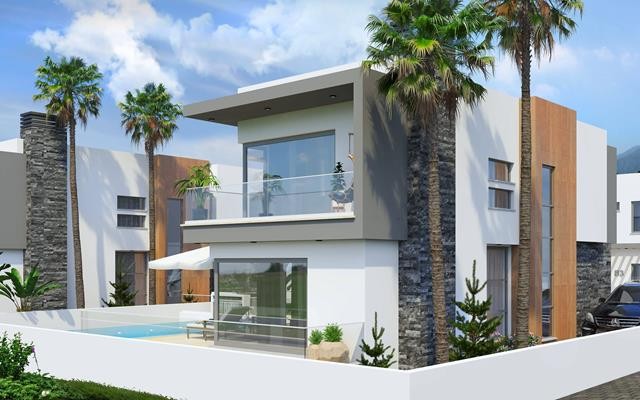 Kyrenia Chatalköy Zu Verkaufen Villa 3 1 ** 