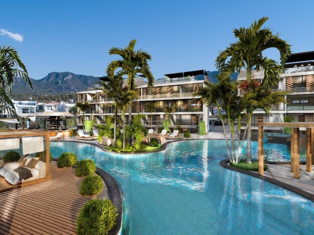 Kyrenia Esentepe flat for sale penthause 1+1