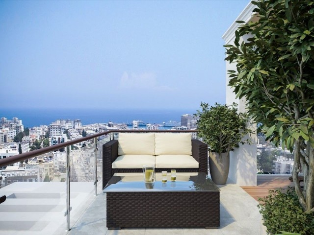 Kyrenia City Center Penthouse 1+1 For Sale