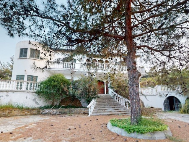 Zu verkaufen Feld und altes Herrenhaus in Dogankoy, Ober-Kyrenia