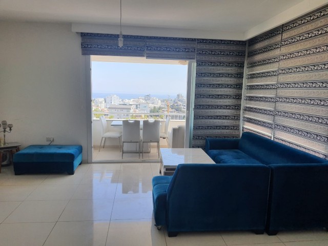 3+1 Sea View Flat for Rent in the Center of Kyrenia