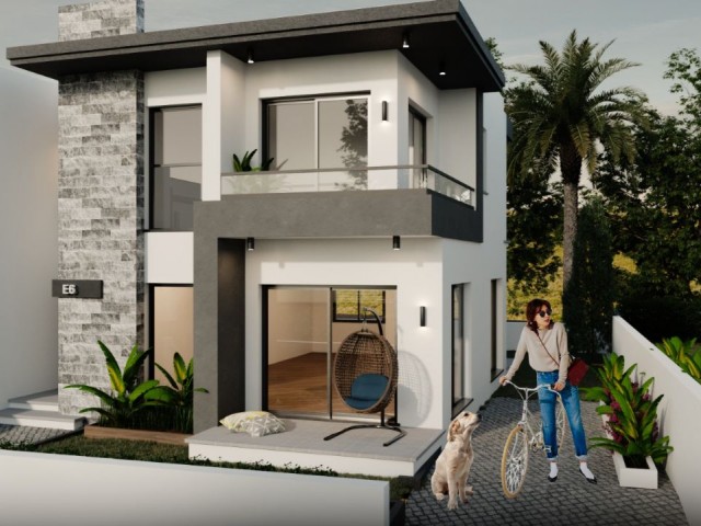 Kyrenia Yeşiltepe 3+1 Duplex-Doppelhaushälfte zum Verkauf