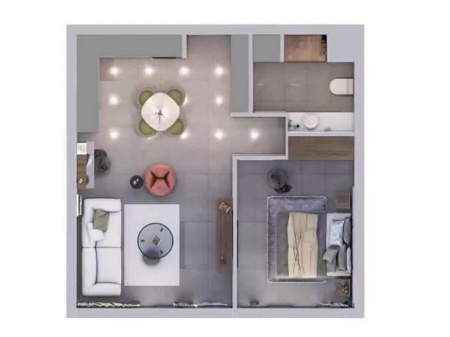 1+1 Flat For Sale in Famagusta Sakarya