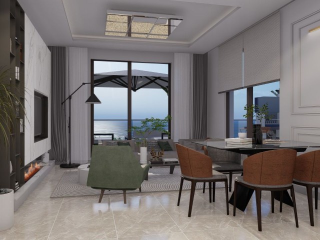 İskele Long Beach 3+1 Satılık Penthouse