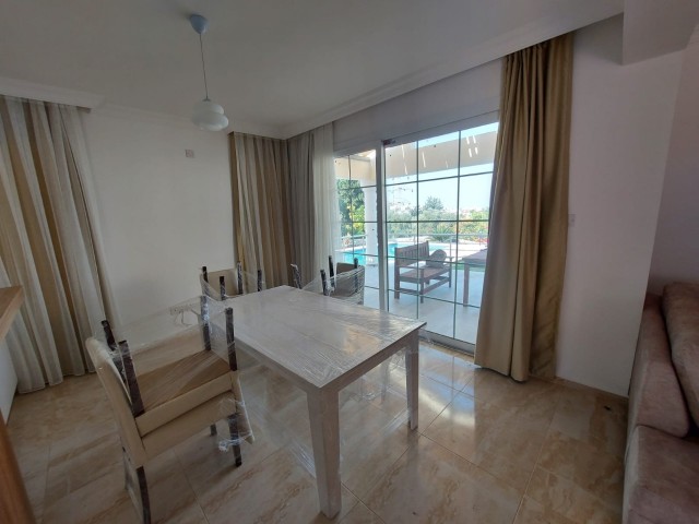 Villa for rent in Alsancak with sea view pool 3+1 zero luxury furnished 3 bathrooms 