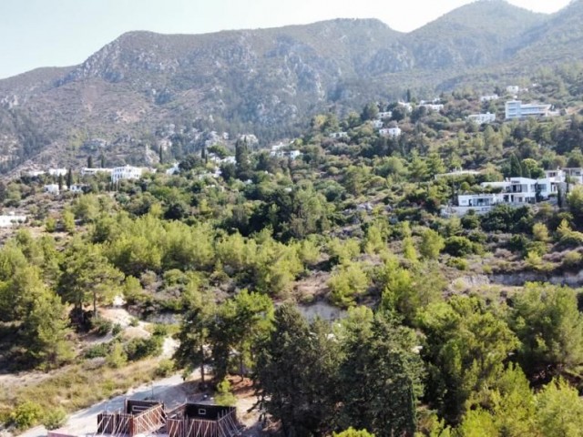 615 m2 land for sale in Karmide with mountain and sea view project ready