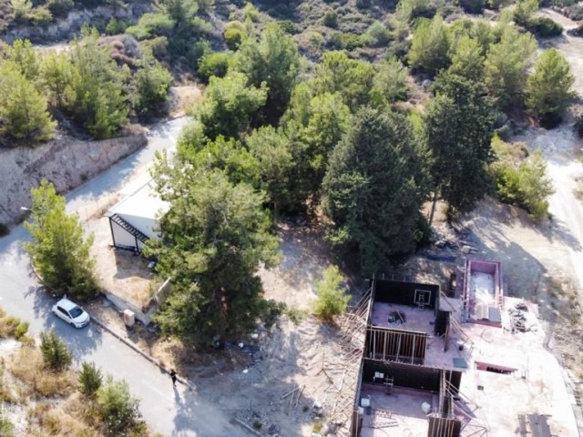 615 m2 land for sale in Karmide with mountain and sea view project ready