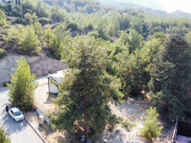 615 m2 land for sale in Karmide with mountain and sea view project ready