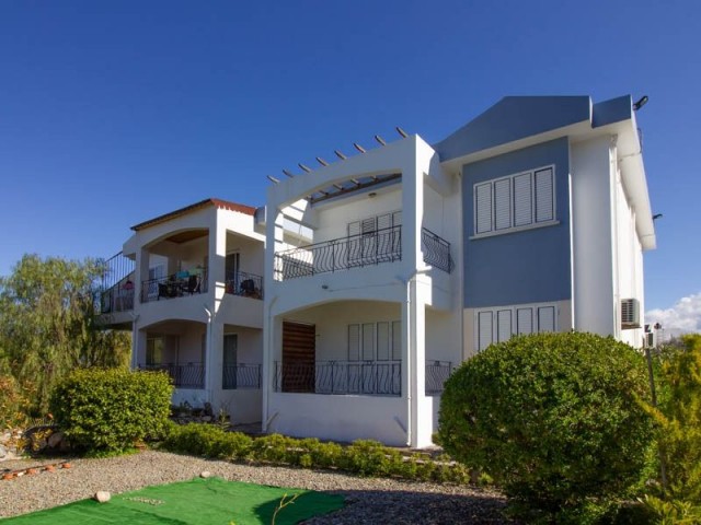 (05338312383) 2+1 apartment for sale with wonderful mountain and sea views 
