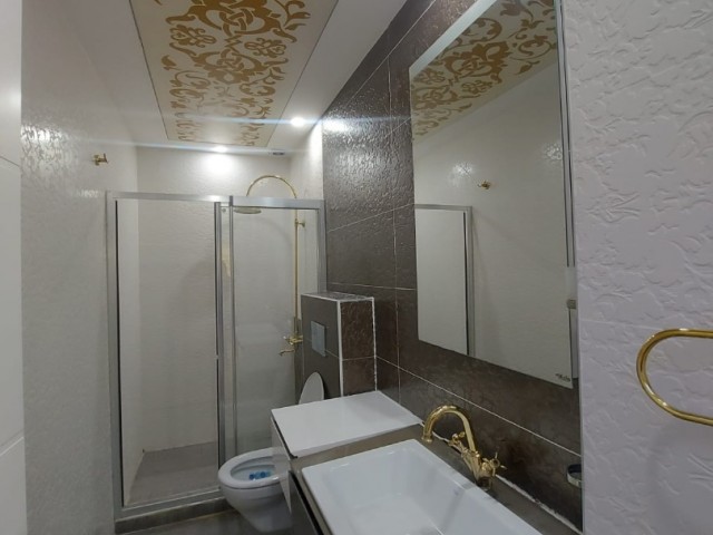 3 + 1 luxury apartment with en-suite bathroom for rent in the center of Kyrenia, next to Sulu Çember, in a building with elevator