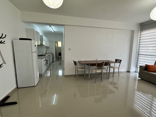 Furnished 2+1 flat for rent on Merit Crystal Hotel road in Alsancak