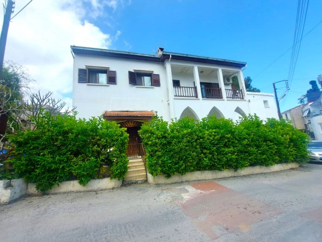 Fully Renovated Turkish Coated Detached Duplex House for Sale with Rare Traditional Cypriot Architec