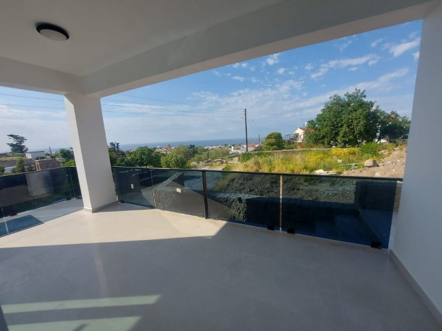 New Triplex Villa with Unbeatable Sea View, Ready for Turnkey, in Kyrenia - Alsancak..