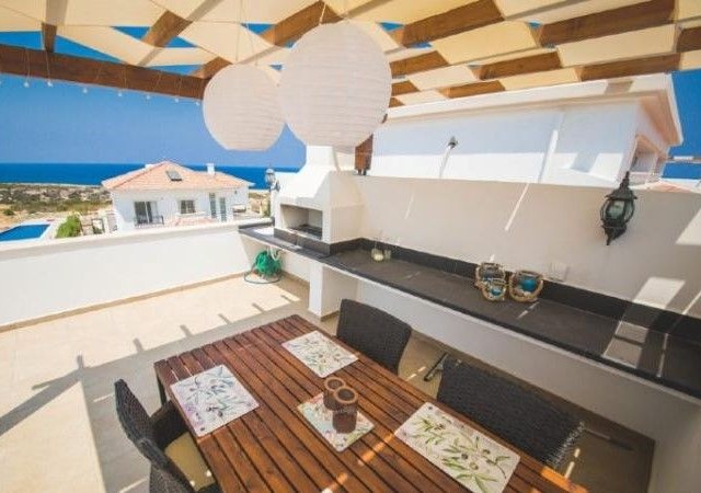 3+1 Penthouse Mit Meerblick In Kyrenia / Esentepe ** 