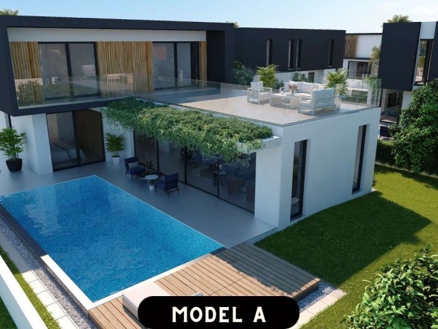 3+1 Villa Projekt Zum Verkauf In Famagusta New Bosporus ** 