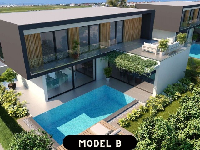 3+1 Villa Projekt Zum Verkauf In Famagusta New Bosporus ** 