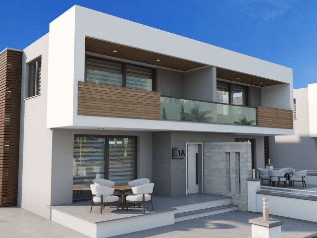 A Shop, 1 + 1, 2 + 1 Housing and 3 + 1 Villa Project in the New Bosphorus Region of Famagusta ** 