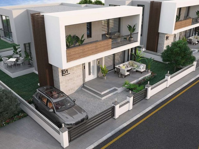 A Shop, 1 + 1, 2 + 1 Housing and 3 + 1 Villa Project in the New Bosphorus Region of Famagusta ** 