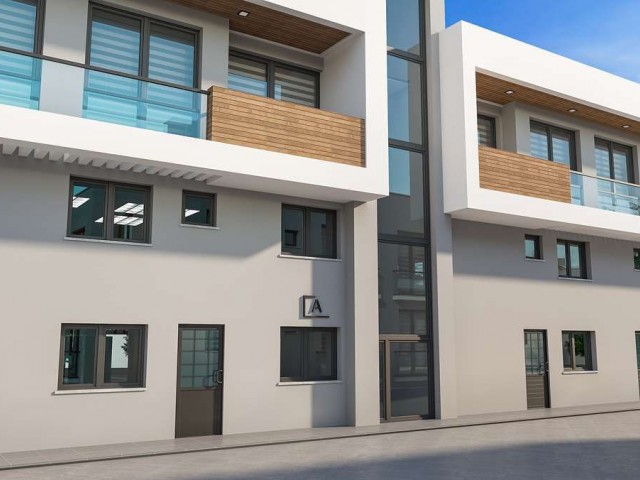 A Shop, 1 + 1, 2 + 1 Housing and 3 + 1 Villa Project in the New Bosphorus Region of Famagusta ** 