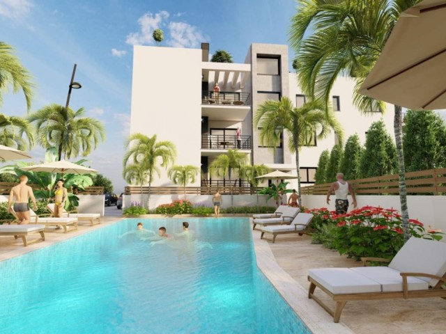 2 + 1 Apartment Mit Pool In Alsancak ** 