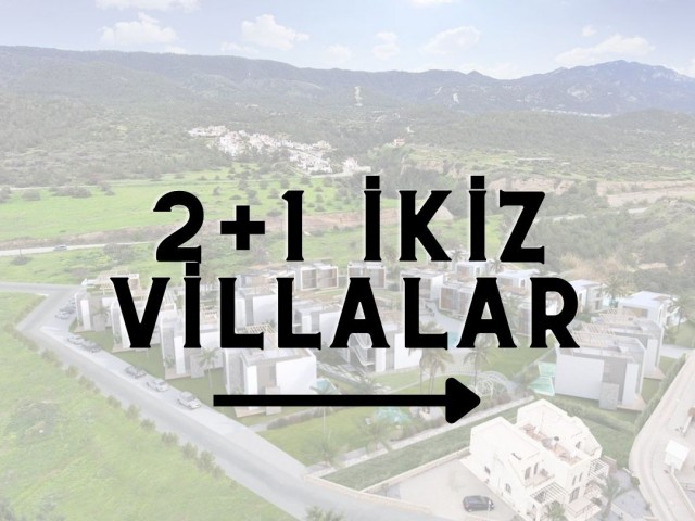 1 + 1, 2 + 1 Twin Villa, 4 + 1 Detached Villa Project in Girne Bahçeli Region ** 