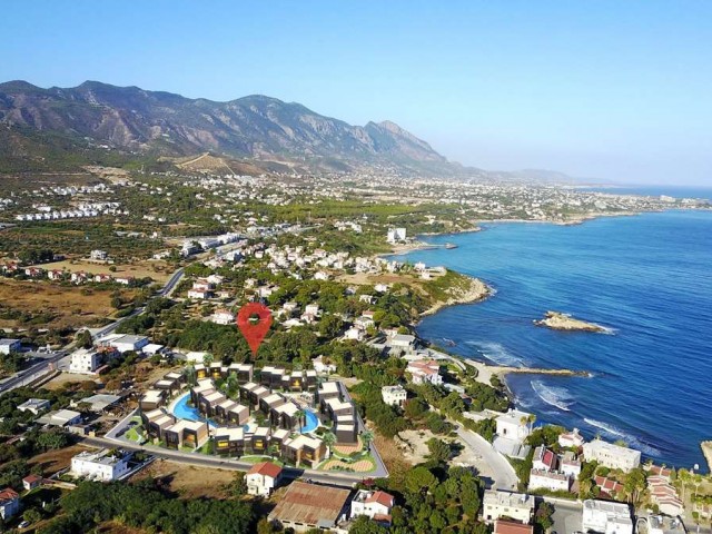 3 + 1 Luxus-Loft-Wohnungen zu verkaufen in Kyrenia De Sea 200 METRE, 10 Minuten vom Stadtzentrum entfernt