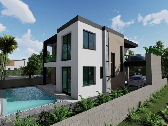 4+1 Villa Project for Sale in Girne Lapta Region