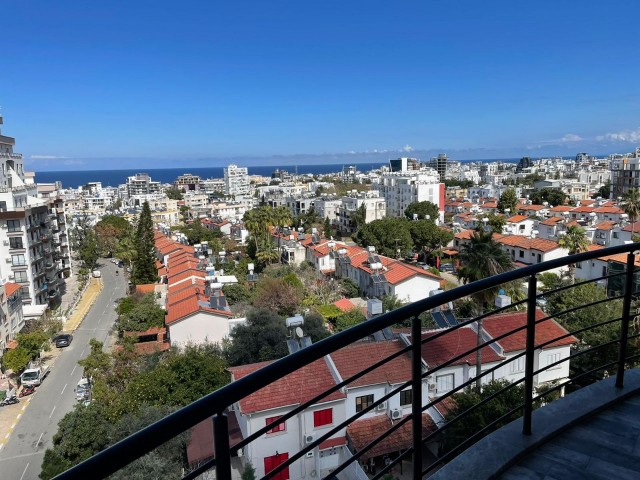 2+1 Sea View Fully Furnished Luxury Flat For Rent In Kyrenia City Center