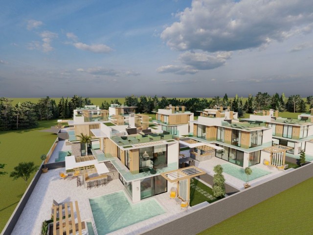 Luxury 2+1, 3+1 Villa Project in Iskele Boğaztepe Region