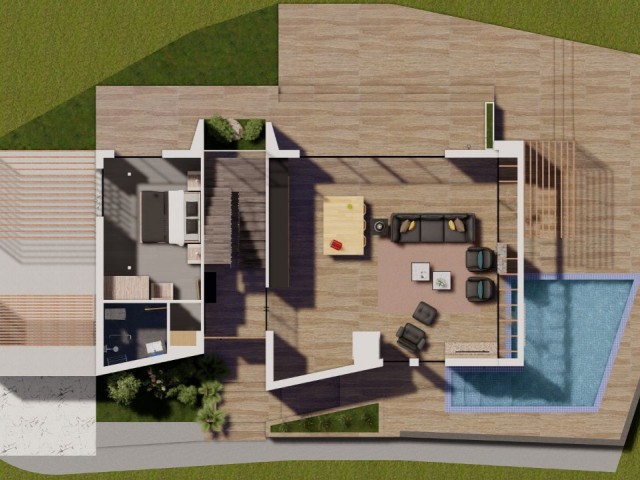 Luxury 2+1, 3+1 Villa Project in Iskele Boğaztepe Region