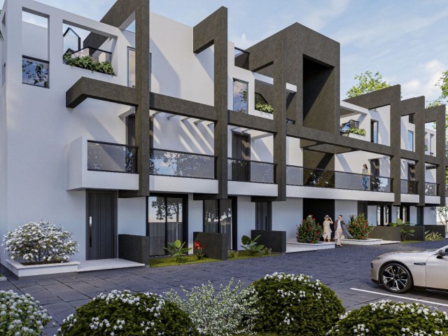 2+1 Housing Project with Garden Floor or Roof Terrace in Iskele Ötüken Region