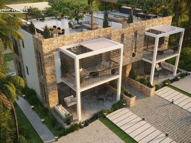 Luxury 2+1 Residence Project 75 Meters From The Sea in Çatalköy, Girne