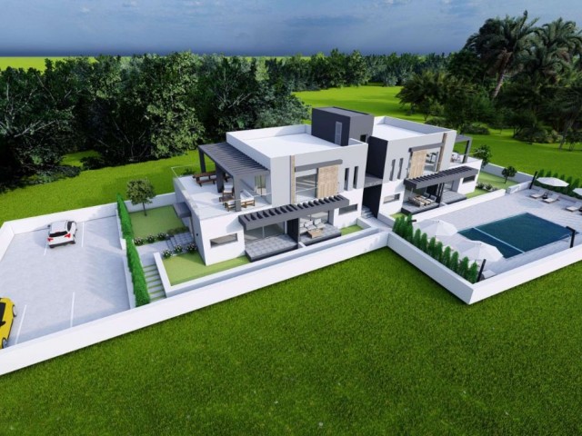 Boutique 2+1 Residence Project with Garden or Roof Theme in Girne Karşıyaka