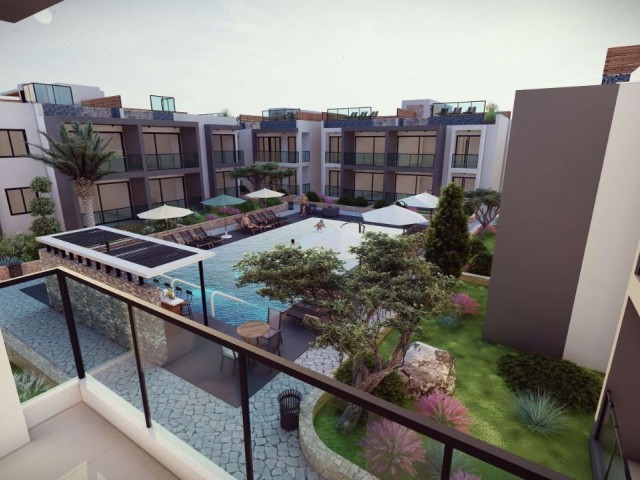 2+1, 3+1 New Housing Project with Pool in Alsancak, Kyrenia