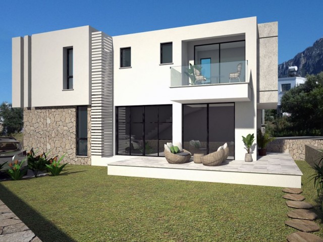 3+1 Semi-Detached Villa in Alsancak, Kyrenia