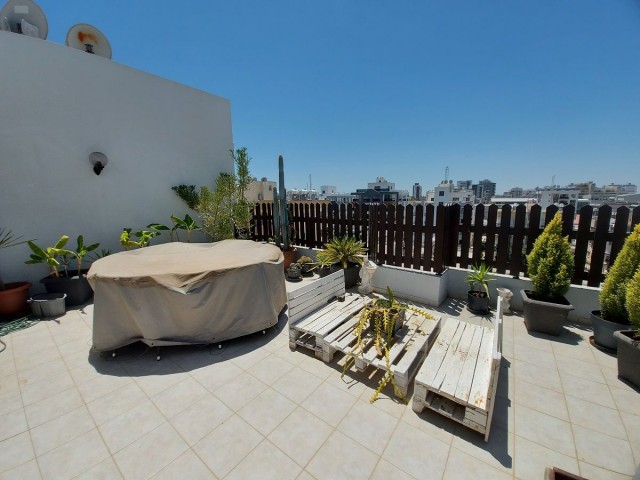 For Sale 2+1 Penthouse With Large Terrace In Family Apartment