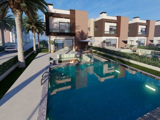 ZENTRAL GELEGENE 3+1 VILLA MIT POOL IN GIRNE ALSANCAK