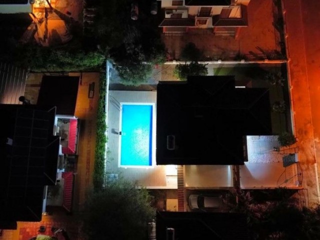 3 Bedroom Fully Renovated Villa with Pool for Sale in Yeniboğaziçi