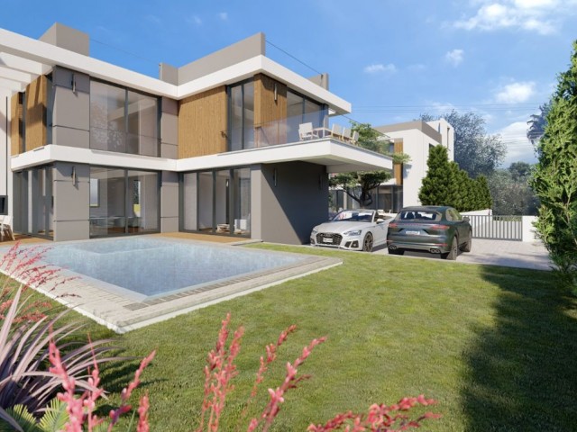 Luxuriöse 3+1-Villa mit Pool und Dachterrasse in der Region Kyrenia Ozanköy