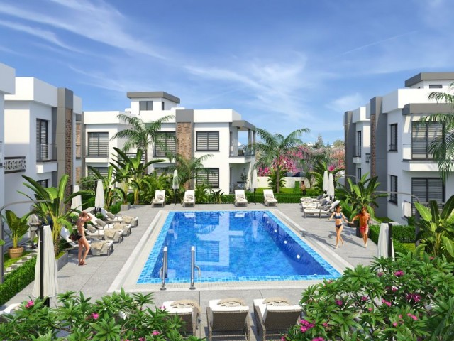 2+1 Residences in Kyrenia Alsancak, 15 Minutes Walking Distance to the Sea