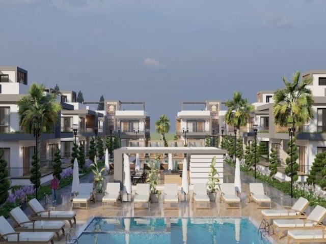 2+1 Flat Project with Pool for Sale in İskele Yeni Erenköy Area