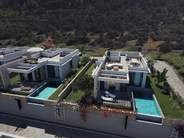 3+1 Villa with Pool in Kyrenia Esentepe Region