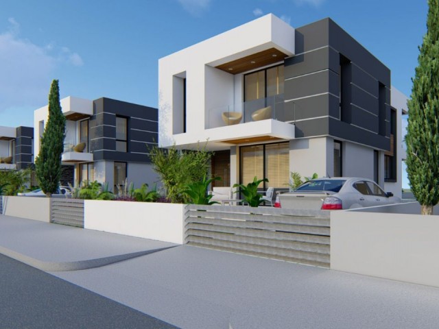 Duplex 3 + 1 Villas for Sale in Nicosia Hamitkoy at Prices Starting from STG 195,000 ** 