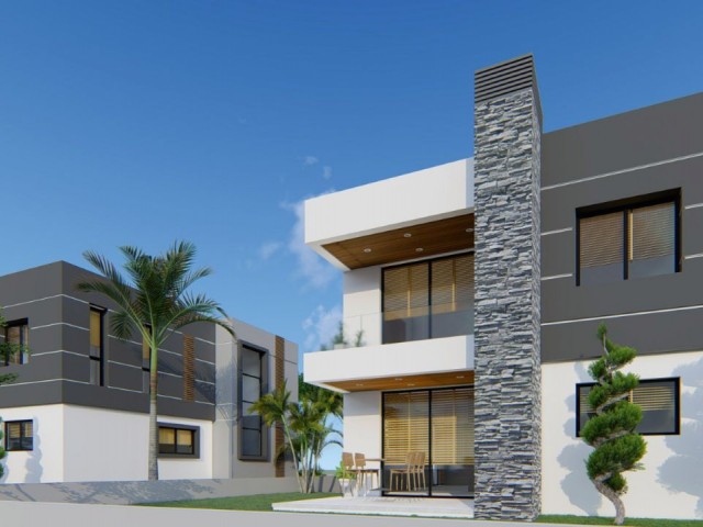 Duplex 3 + 1 Villas for Sale in Nicosia Hamitkoy at Prices Starting from STG 195,000 ** 