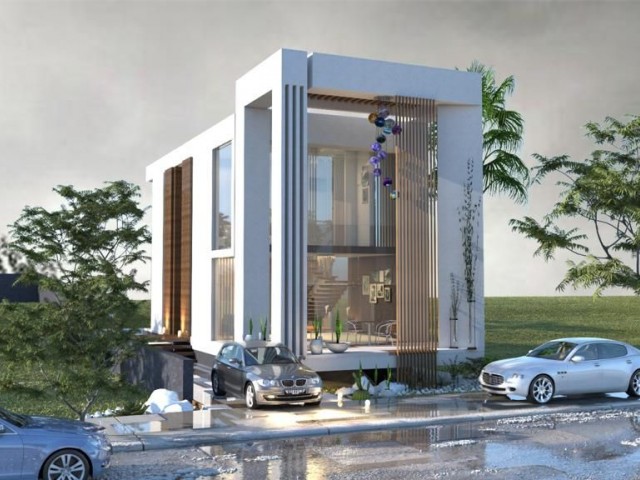 2 Luxury Villas for Sale in Nicosia Yenikente 4 + 1 With Magnificent Structure and Modern Design ** 