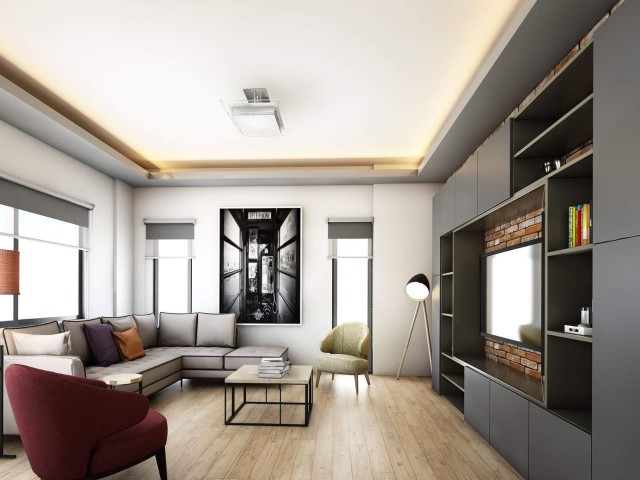 LEFKOŞA ORTAKÖY'DE SATILIK 2 YATAK ODALI LÜKS PENTHOUSE 78,000 STG