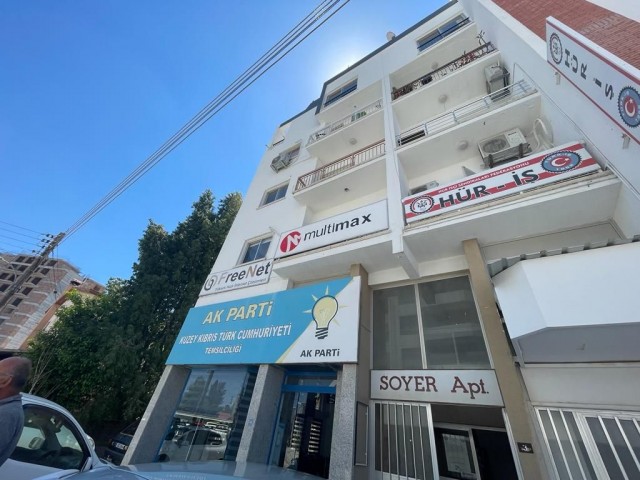 APARTMENT FOR SALE WITH COMMERCIAL LICENSE IN NEW TOWN AREA OF LEFKOŞA