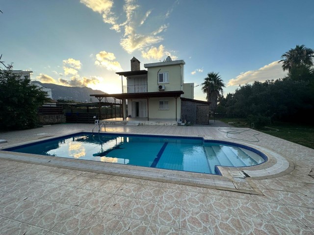 DETACHED VILLA WITH POOL FOR RENT IN GIRNE KARAOĞLANOĞLU